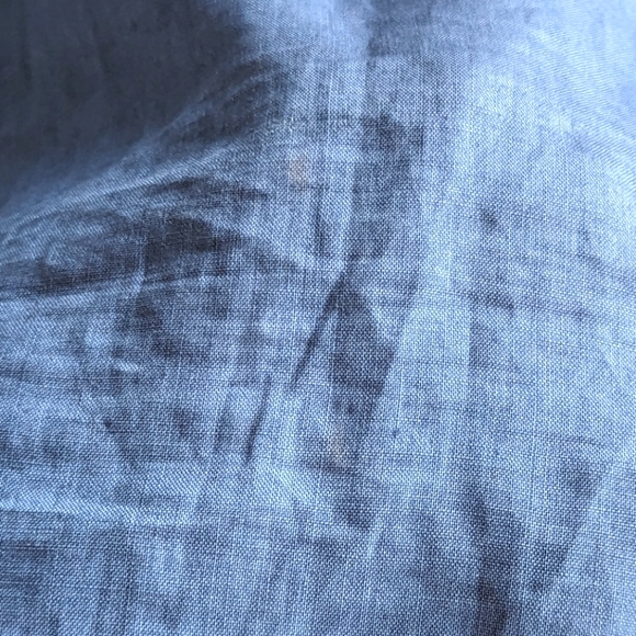 Irving & Fine Blue Crochet Long Sleeve Boho Tunic Top - Picture 6 of 9